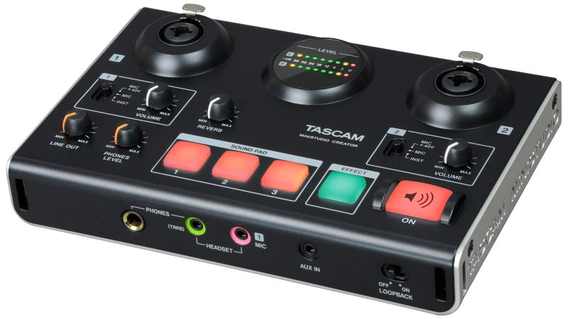 Tascam US-42B MiNiSTUDIO Creator USB Audio Interface (US42B), for Podcasting, Control Software, EZ Mode - Image 1