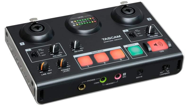 Tascam US-42B MiNiSTUDIO Creator USB Audio Interface (US42B), for Podcasting, Control Software, EZ Mode - Image 2