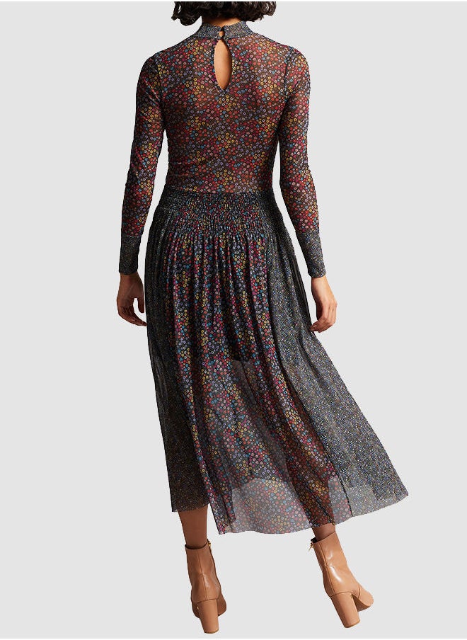 Ted Baker - Meadoww Shirred Mesh Dress - Image 1