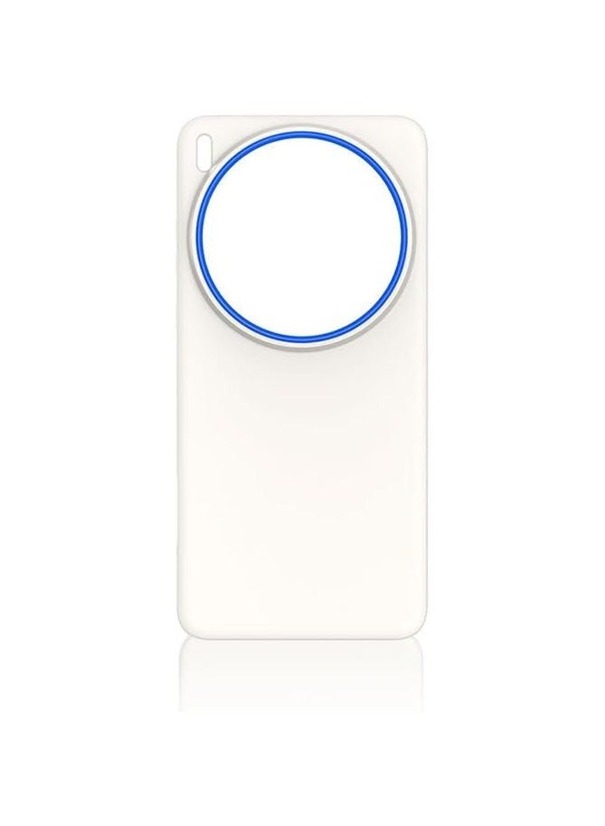 Magnetic Protective Case Compatible with Vivo X300 Pro Blue Circular Anti-Fingerprint Design Slim Shockproof Matte Hard Case - Image 3