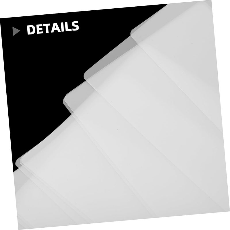 DOITOOL 100pcs Thermal Laminating Film Sheets Plastic Lamination Coating Photo Protective Film for Albums Scratch and Fold Prevention - Image 3