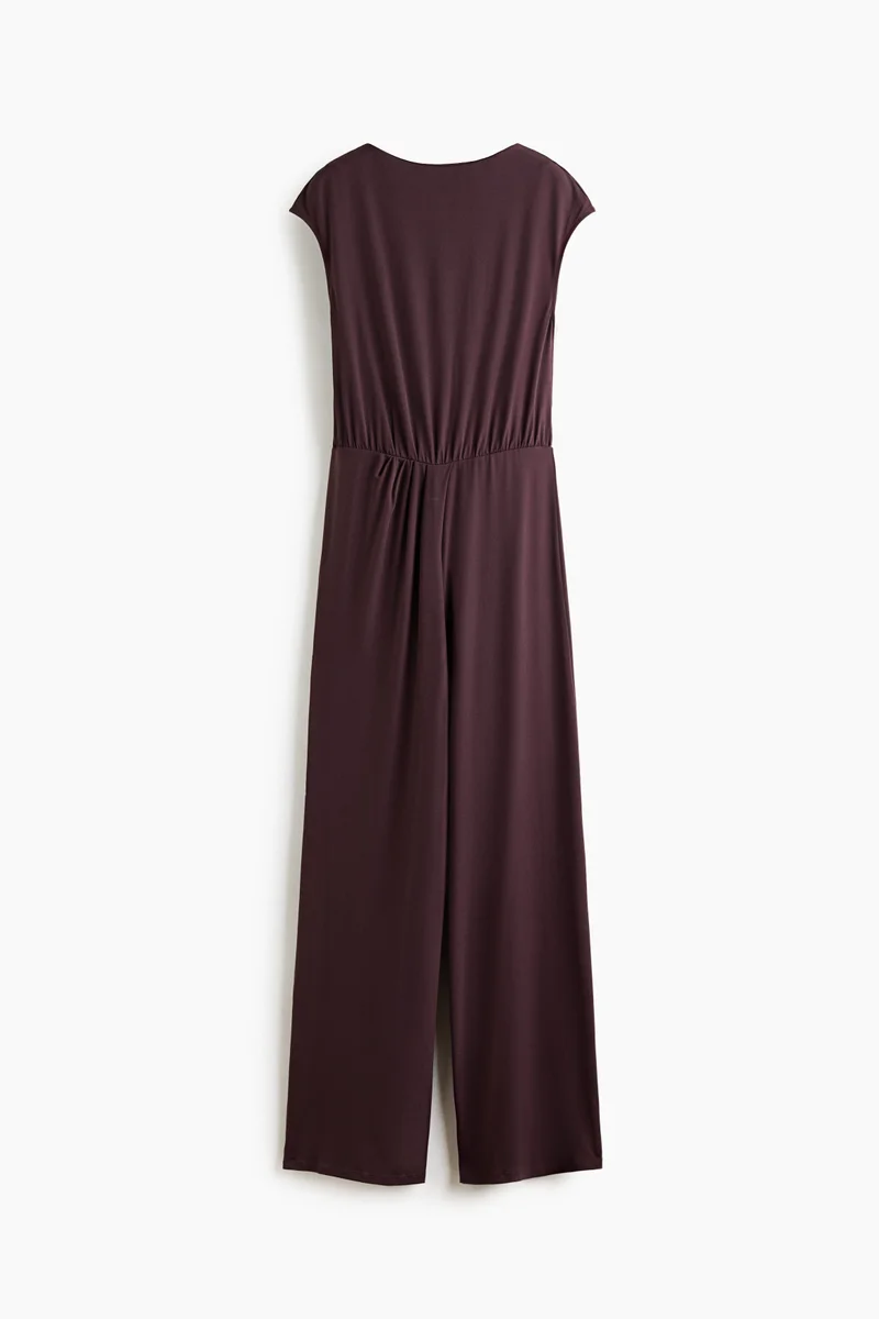 H&M  Pleat-detail jersey jumpsuit for Women | Best Price UAE