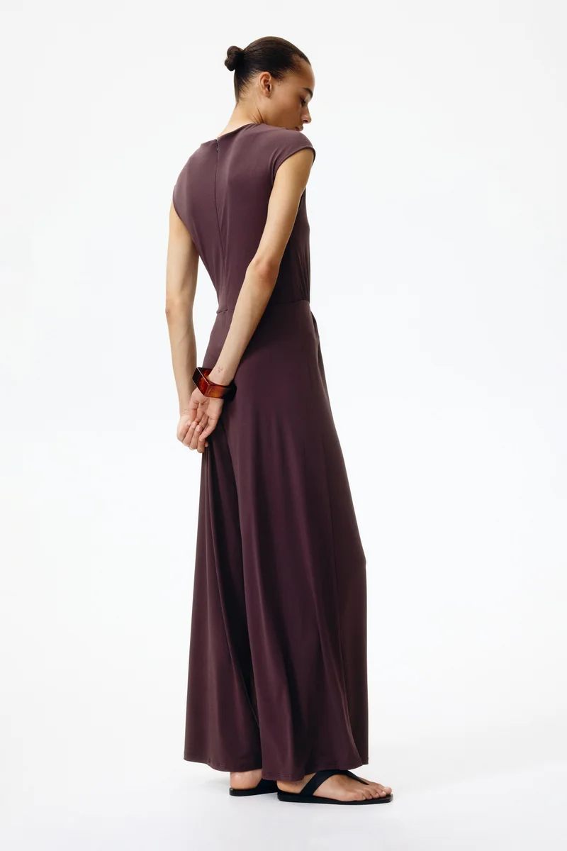 H&M  Pleat-detail jersey jumpsuit for Women | Best Price UAE
