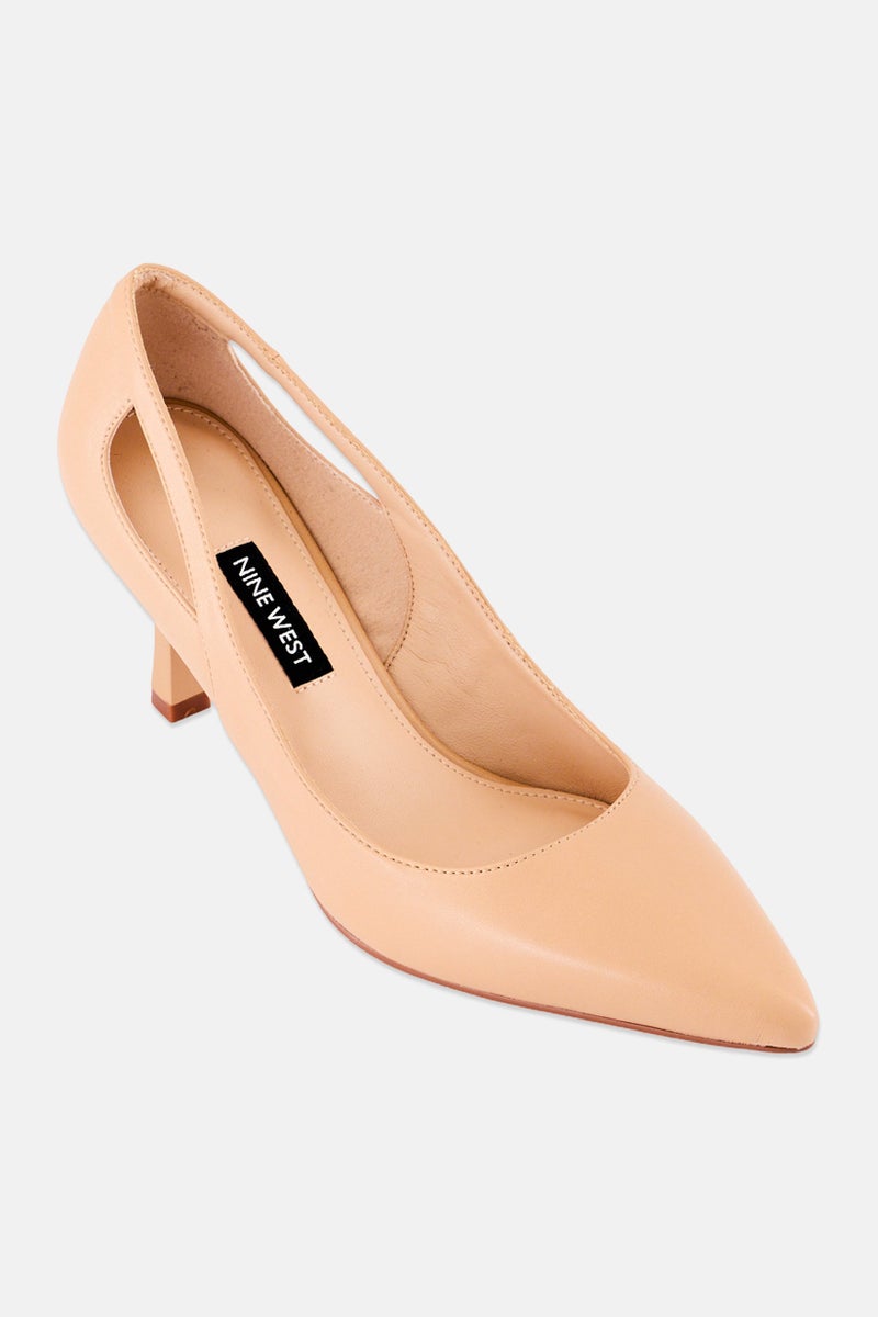 NINE WEST Women Tejo 3Fx Slip On Pumps, Nude - Image 1