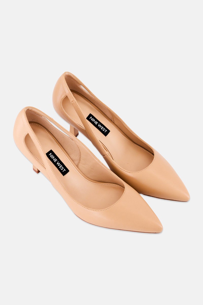 NINE WEST Women Tejo 3Fx Slip On Pumps, Nude - Image 2