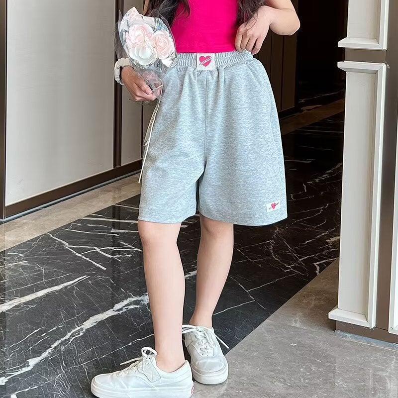 Girls Shorts Summer Thin Style Kidsren Girls Casual Sports Five-Point Pants Outer Wear Summer Style - Image 2