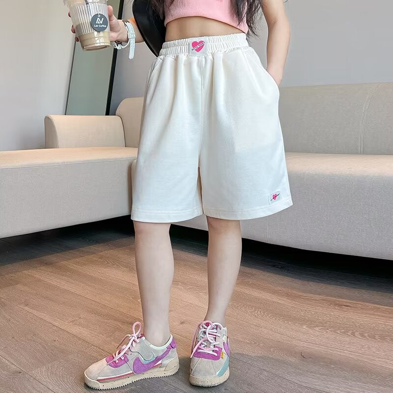 Girls Shorts Summer Thin Style Kidsren Girls Casual Sports Five-Point Pants Outer Wear Summer Style - Image 3
