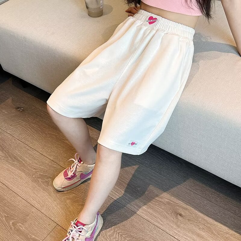 Girls Shorts Summer Thin Style Kidsren Girls Casual Sports Five-Point Pants Outer Wear Summer Style - Image 5