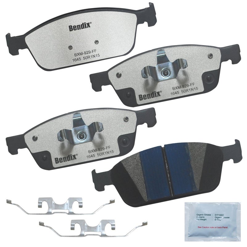 Bendix Fleet Metlok MKD1645FM Semi-Metallic Front Brake Pads for Ford Escape 2016-2013, Transit Connect 2023-2014 - Image 2