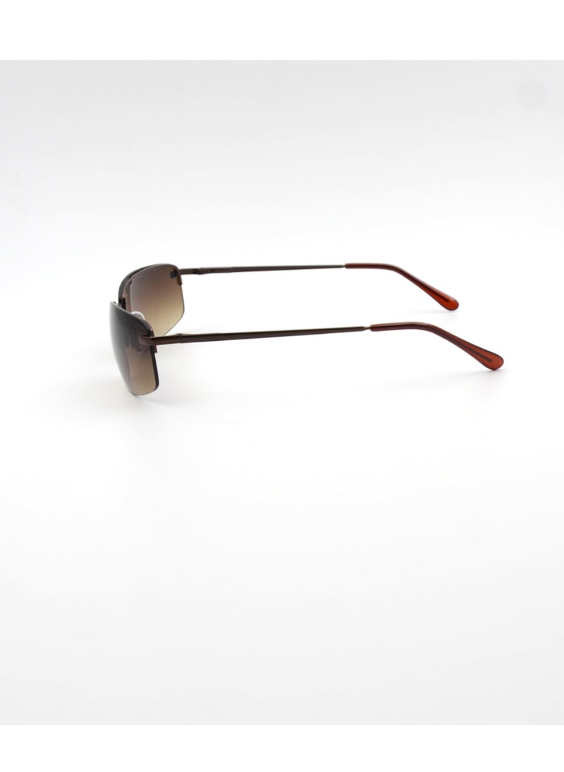MADEYES - Men's UV Protection Sunglasses EE7M197 - Brown - Image 1
