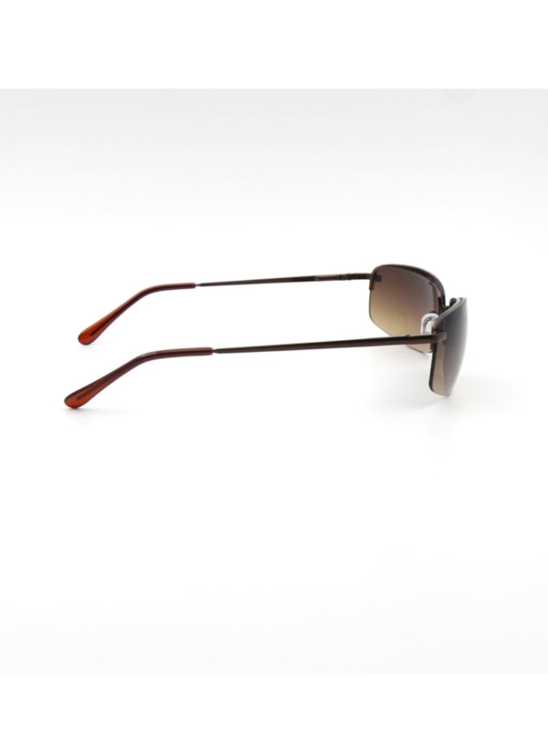 MADEYES - Men's UV Protection Sunglasses EE7M197 - Brown - Image 1