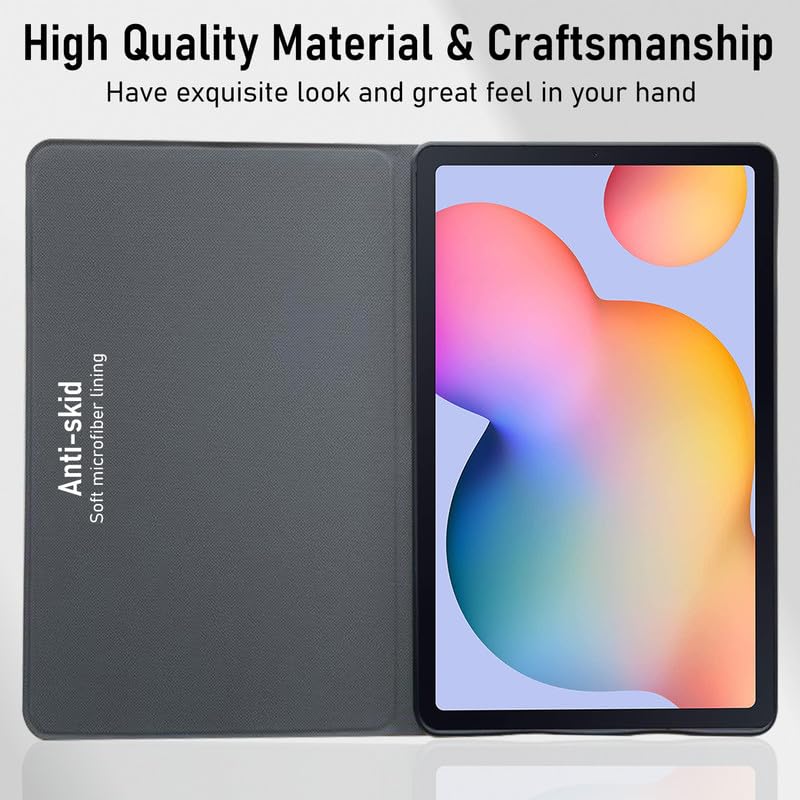 Robustrion Deer Flip Stand Case Cover [Auto Sleep Wake] with S Pen Holder for Samsung Galaxy Tab S6 Lite Tablet Cover 10.4 inch SM-P610/P615/P613 - Deer Vine Red - Image 5