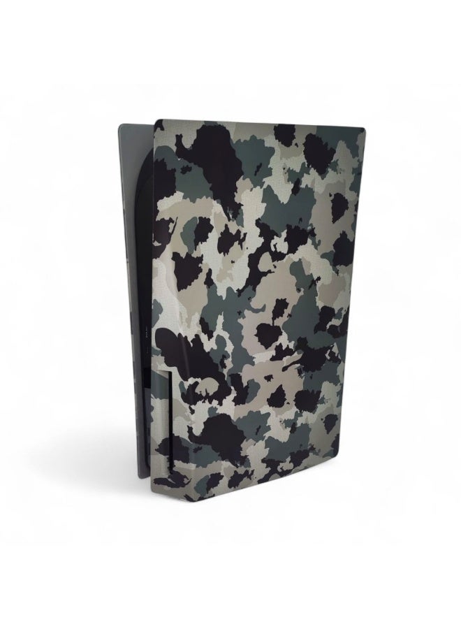 غطاء بلايستيشن 5 (PS5) فيس بليت – تصميم تمويه عسكري Camo – متوافق مع PS5 Fat – غطاء حماية واستايل احترافي - Image 5