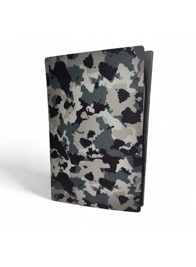 غطاء بلايستيشن 5 (PS5) فيس بليت – تصميم تمويه عسكري Camo – متوافق مع PS5 Fat – غطاء حماية واستايل احترافي - Image 3