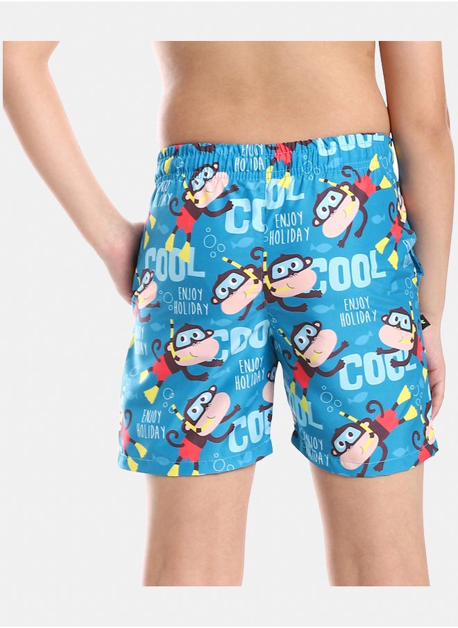 DIADORA Boys Printed Swimming Short  - Image 3