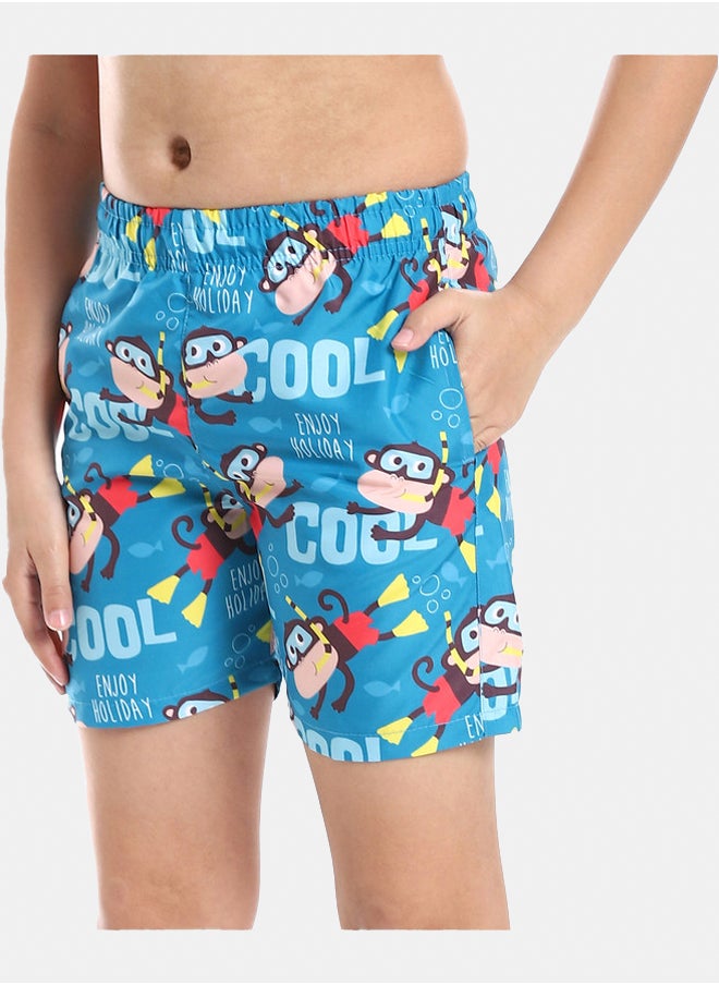DIADORA Boys Printed Swimming Short  - Image 2