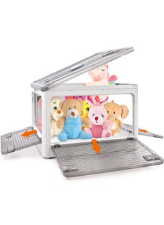 NKX Versatile Foldable Transparent Storage Box for Books and Household Items 44.2 X 26Cm  - Image 2