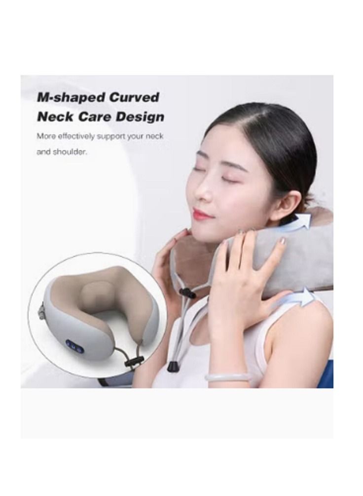 وسادة تدليك على شكل حرف U لتدليك الرقبة في المنزل - Image 4