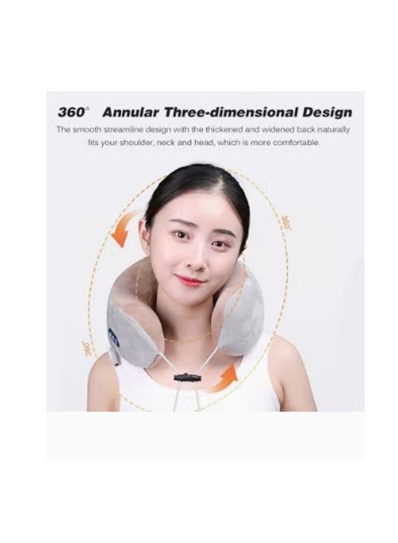 وسادة تدليك على شكل حرف U لتدليك الرقبة في المنزل - Image 3