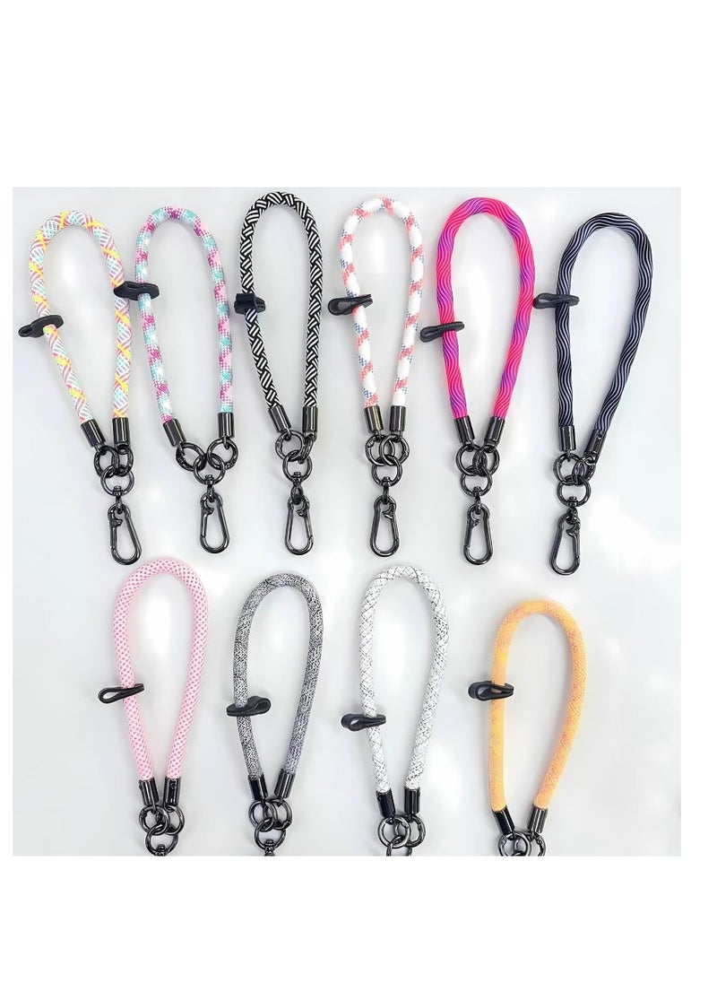 Generic Premium Wrist Strap Cell Phone Lanyard anti theft, Soft Nylon Thick Rope, Phone Hand Strap With Phone Patch Compatible with Phone, Airpods, Purse, Keychain and More 20 Cm  - Image 2