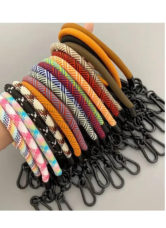 Generic Premium Wrist Strap Cell Phone Lanyard anti theft, Soft Nylon Thick Rope, Phone Hand Strap With Phone Patch Compatible with Phone, Airpods, Purse, Keychain and More 20 Cm  - Image 3