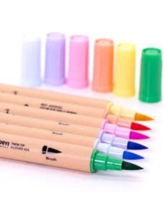 Dingbats Atopen Pastel Set 6 X Fineliner 