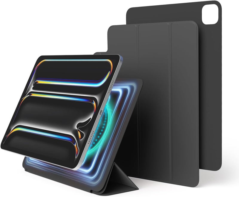 Elago Magnetic Folio For Ipad Pro 11 Inch Case 2024 M4 Cover Dark Grey With Auto Sleep And Wake Function - Image 1