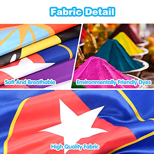 Roko Toys for 3-10 Year Old Boys, Superhero Capes for Kids Dress up Costumes Party Supplies Present Chistmas Gifts Stocking (Red Blue Black) - Image 2