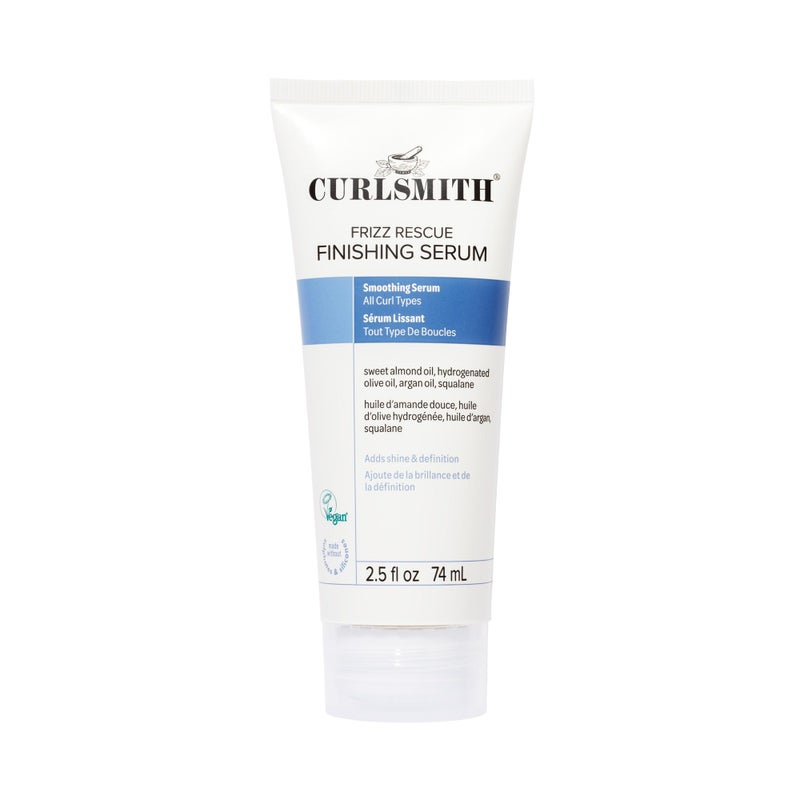 CURLSMITH Frizz Rescue Finishing Serum - Anti-Frizz Finishing Serum, Smoothing and Nourishing, For All Curl Types, Vegan & Cruelty Free (2.5 oz) - Image 1