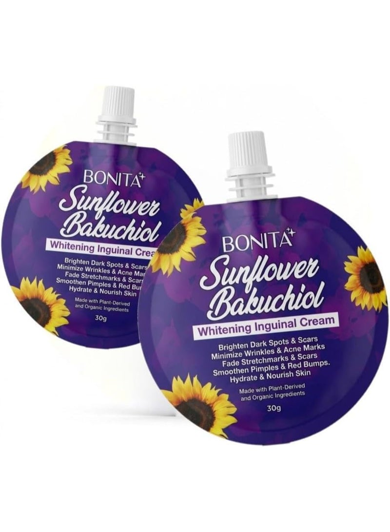 BONITA Brightening Bakuchiol Cream with Sunflower Extract Supports Skin Renewal Hydration and Dark Spot Correction for Softer Cleaner and More Radiant Looking Skin - Image 3