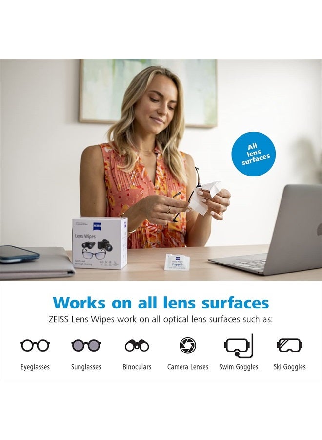 Zeiss Pre-Moistened Lens Cleaning Wipes, 200 Count - Image 5