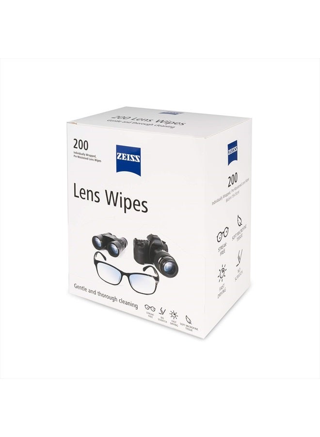 Zeiss Pre-Moistened Lens Cleaning Wipes, 200 Count - Image 2