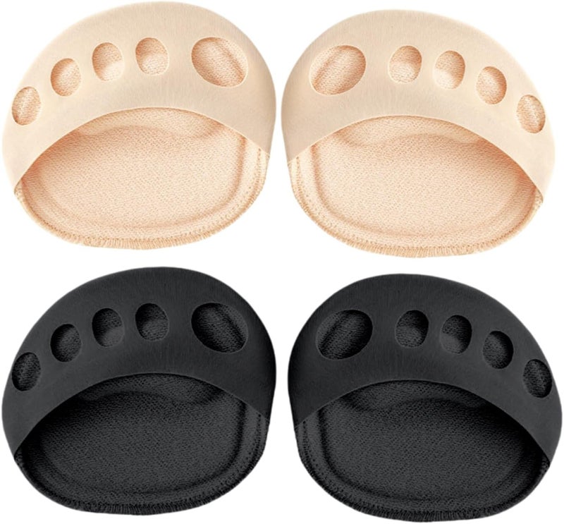 Metatarsal Pads Invisible Socks, Soft Foot Pads for Women and Men, Reusable Ball of Foot Cushions for Runners, Prevent Pain and Discomfort