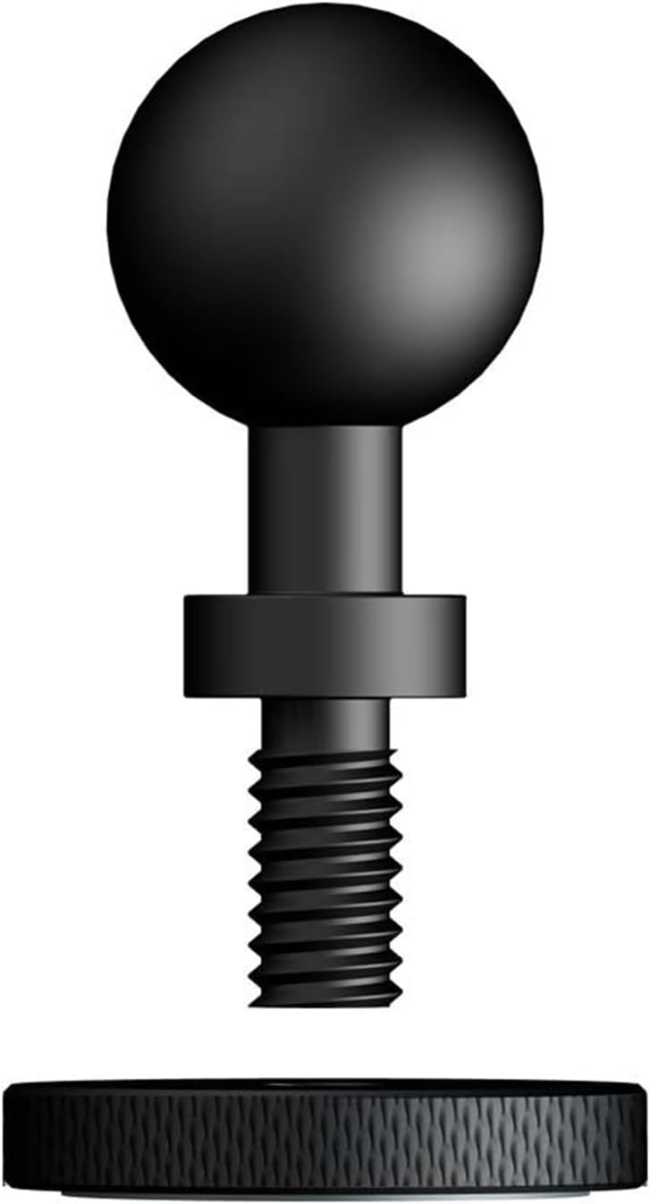 Universal 17 mm Ball Head Tripod Adapter with 1/4 Inch Male Thread Mount for Phone Camera Accessories Tripod Adapter Mount - Image 1
