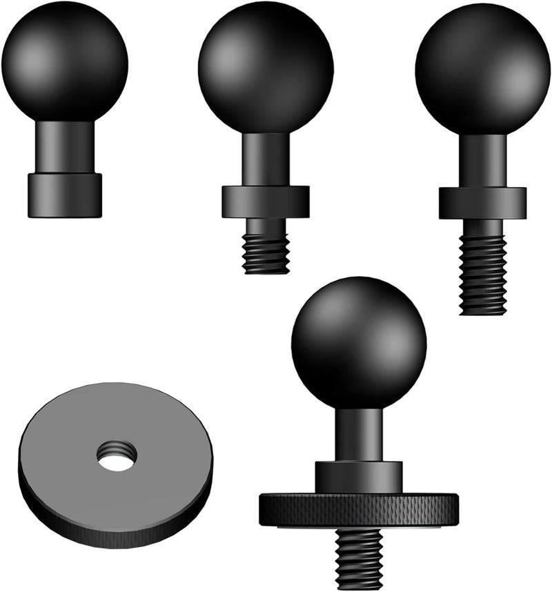Universal 17 mm Ball Head Tripod Adapter with 1/4 Inch Male Thread Mount for Phone Camera Accessories Tripod Adapter Mount - Image 4