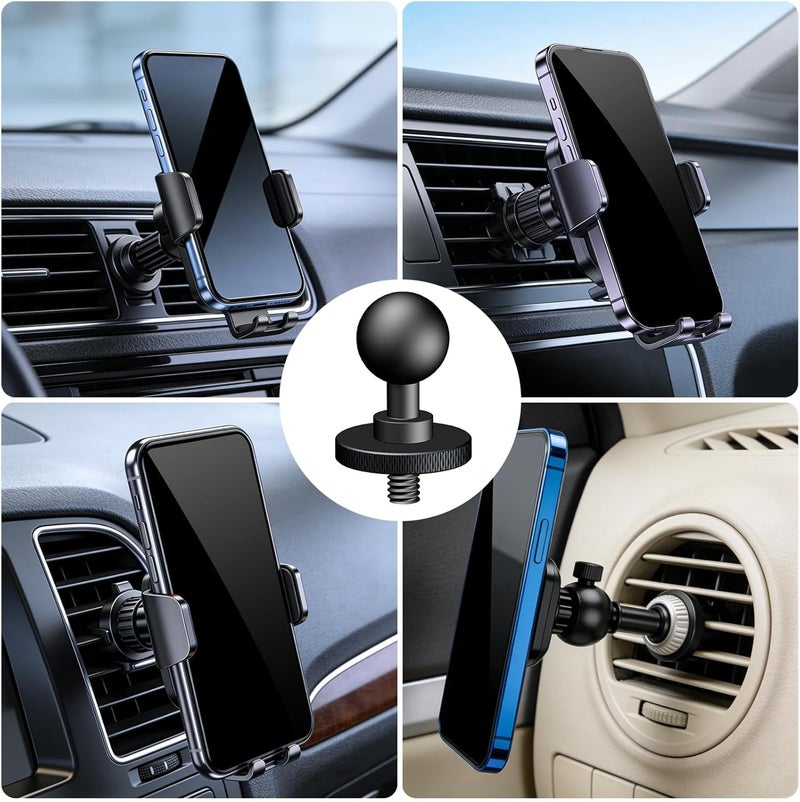 Universal 17 mm Ball Head Tripod Adapter with 1/4 Inch Male Thread Mount for Phone Camera Accessories Tripod Adapter Mount - Image 2