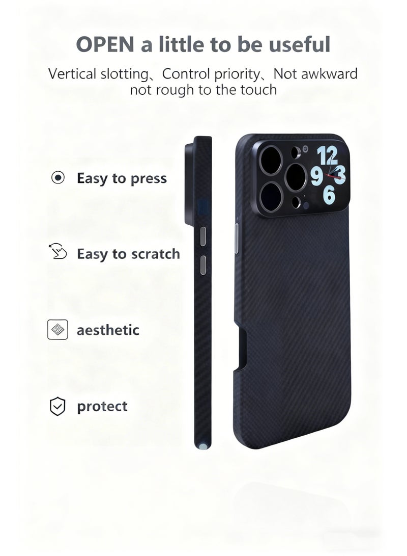 ProMax phone case Apple iPhone 15 16 Pro Max case Magnetic Multifunctional smart touchscreen watch display camera music control iphone16 pro Max iphone phone cover case - Image 4