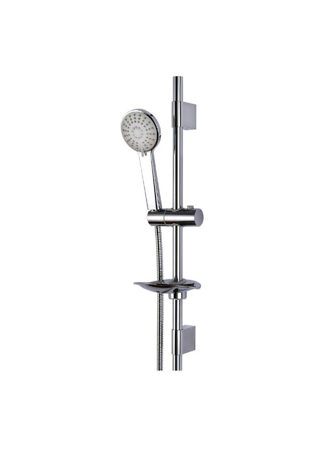 DANUBE HOME Milano Race Collection Basin & Shower Mixer w/Shower Kit (3Pcs) | Brass Complete Set | Shower Kit Set For Bathroom Toilet Washroom - Multi Color  - Image 4