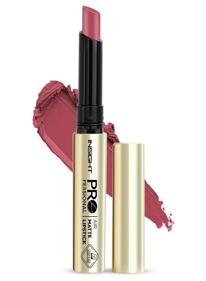 INSIGHT Professional Air Matte Lipstick | Smooth Finish | All Day Comfort | Infused with Rosehip Oil and Avocado Butter | One Swipe Color - (Elsa) (3g) - Image 1