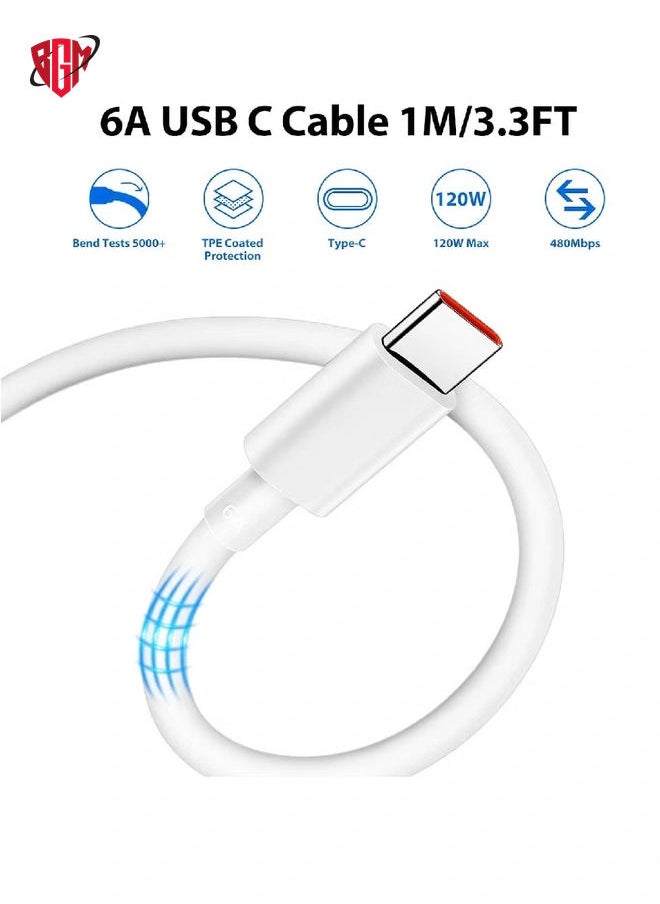 BGM - 67W USB Plug Turbo Charger for Xiaomi USB Fast Charger Adapter with USB C Turbo Charging Cable for Redmi Note 13/12/11/10 Pro, Mi 13T/12X/11T, POCO, and More - Image 1