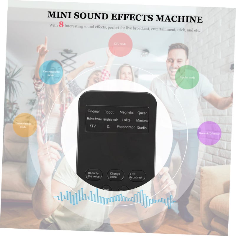 Mini Voice Changer Sound Card Multifunctional Audio Enhancer for Phone Gaming Recording - Image 5