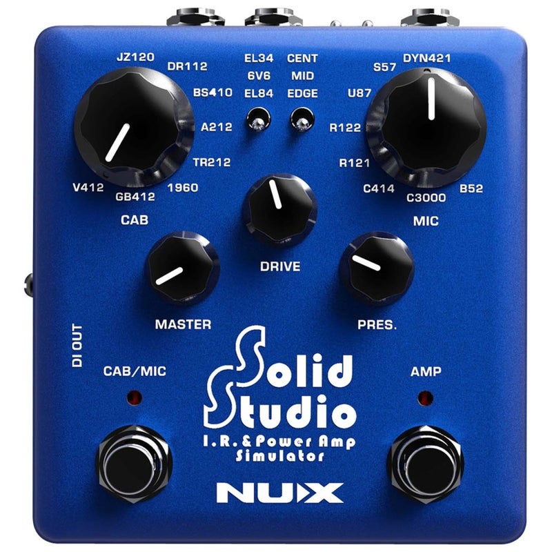 NUX Solid Studio NSS-5 IR & Power Amp Simulator Pedal Effects - Image 1