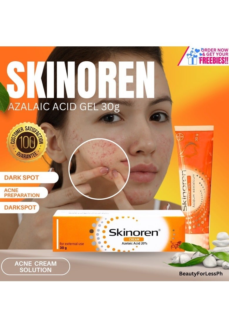 Skinoren Treatment for Acne and Whitening Cream for All Skin Types (30g) - Image 4