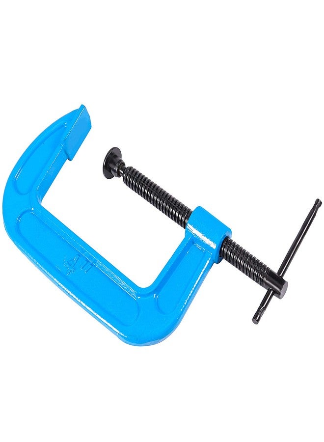 HAKZEON 4 Pack 4 Inch C Clamps Set, Stainless Steel C Clamp, Heavy Duty Industrial Strength C Clamps for Welding Woodworking Construction DIY Projects - Image 3