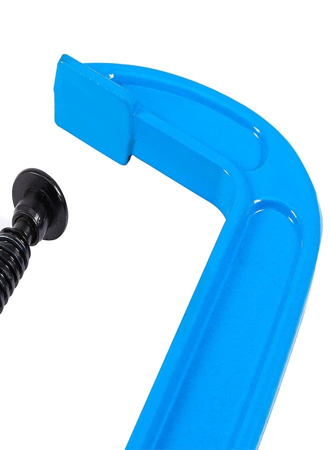 HAKZEON 4 Pack 4 Inch C Clamps Set, Stainless Steel C Clamp, Heavy Duty Industrial Strength C Clamps for Welding Woodworking Construction DIY Projects - Image 4