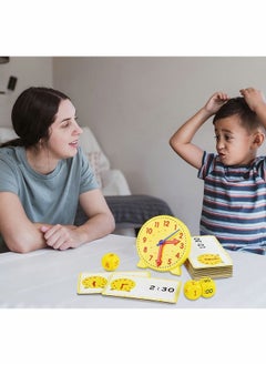 GROIC Time Activity Set,Children's Teaching Clock,Telling Clock,Analog Classroom Learning Clock,Children's Educational Toys,Early Education Toy Set  - Image 5