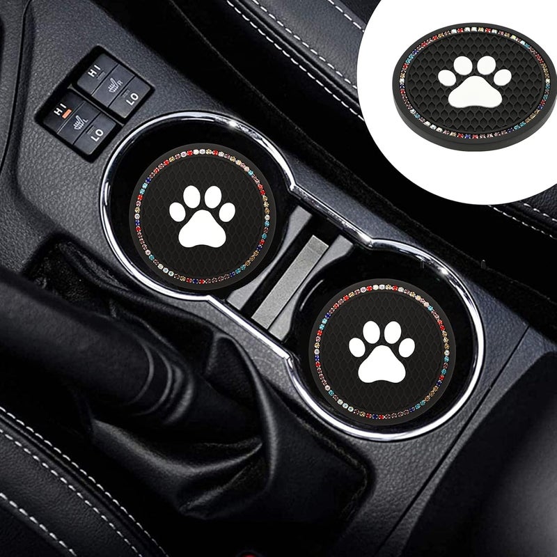 FAVOMOTO Coffee Mug Holder Automotive Cup Holders 2pcs Drinks Coasters Car Coasters Absorbent Bottle Mat Table Mats No- Slip Furniture Pads for Car Home Kitchen Coffee Cup Rack Cup Holder - Image 5