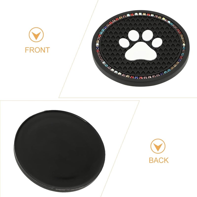 FAVOMOTO Coffee Mug Holder Automotive Cup Holders 2pcs Drinks Coasters Car Coasters Absorbent Bottle Mat Table Mats No- Slip Furniture Pads for Car Home Kitchen Coffee Cup Rack Cup Holder - Image 3