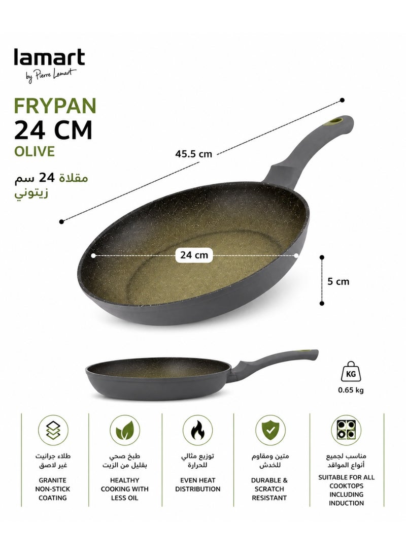 Lamart NON-STICK FRYPAN Aluminium 24 cm - Image 2