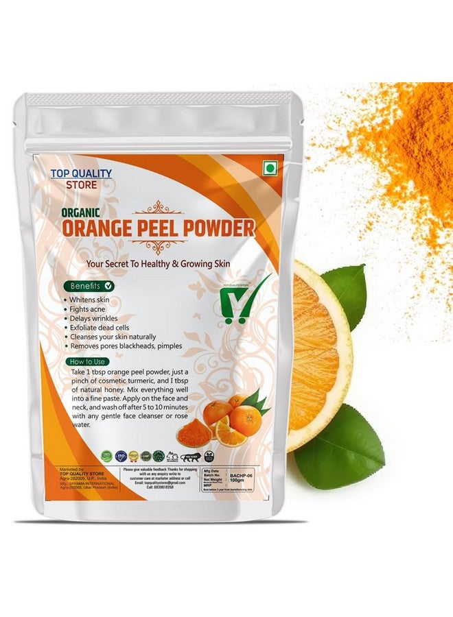 Top Quality Store TQS Orange Peel Powder for Skin Whitening and As a Toner (100 g) - Image 1